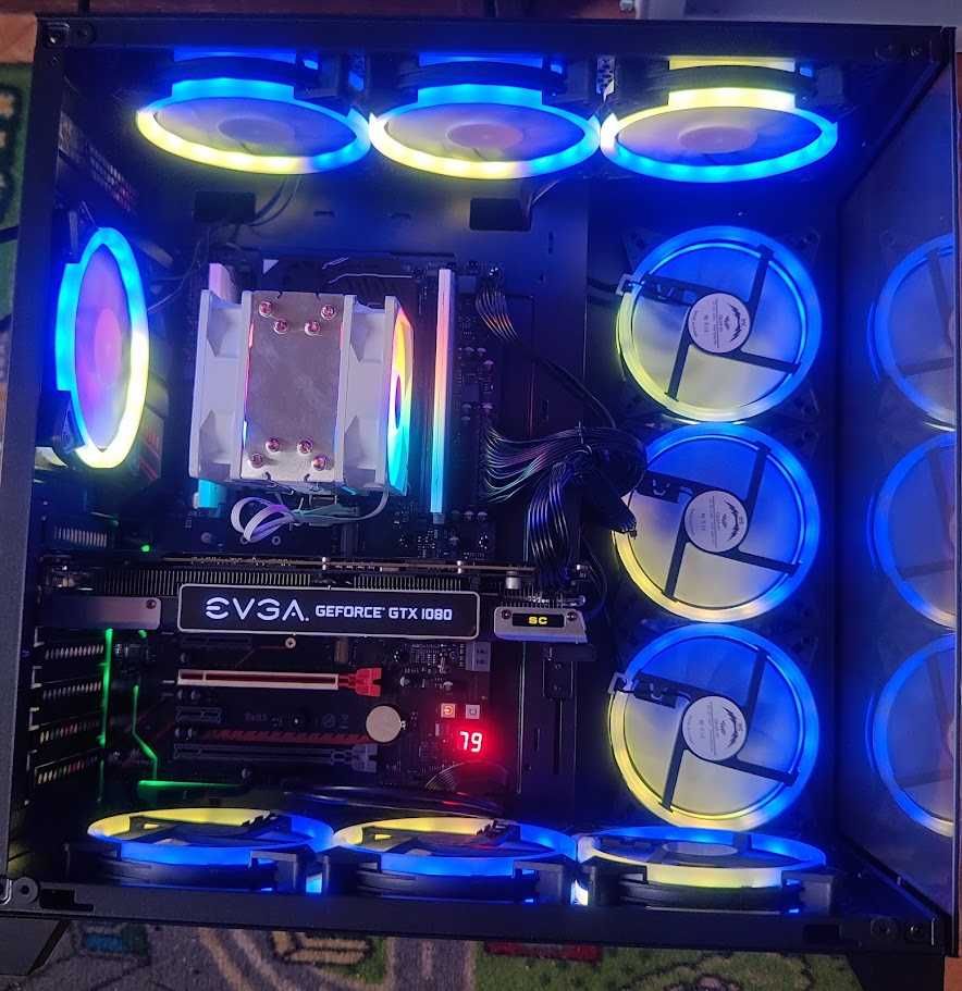 Гейм PC/workstation Xeon E52697AV4,EVGA1080,32gb ddr4,1tb nvme,2tb hdd