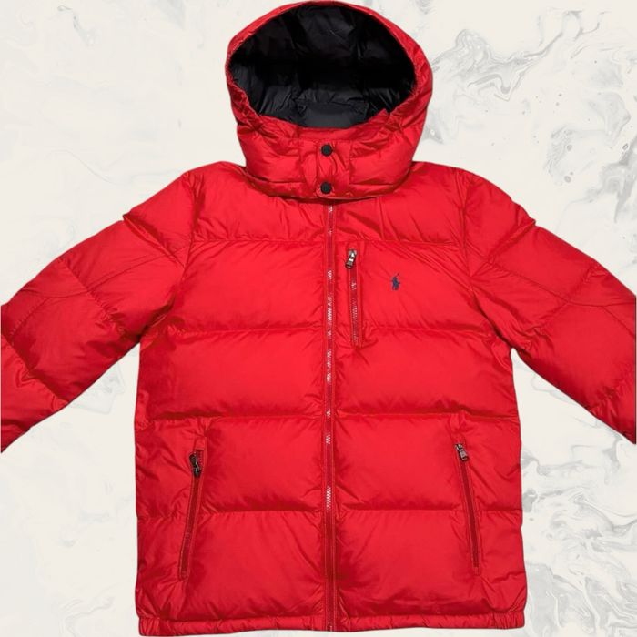 Polo Ralph Lauren пухено яке с качулка гъши пух
