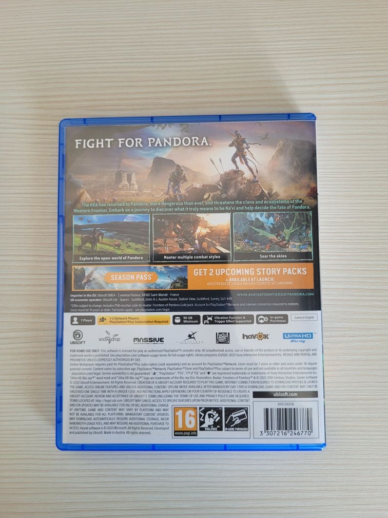 Avatar Frontiers of Pandora - Golden Edition / UFC 5  - PS 5