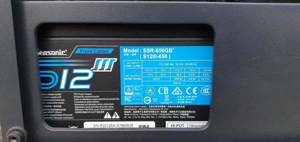 Pc gaming i5-9400F 2.9Ghz, 16gb ram, GTX 1660-6gb, ssd + hdd, gigabyte