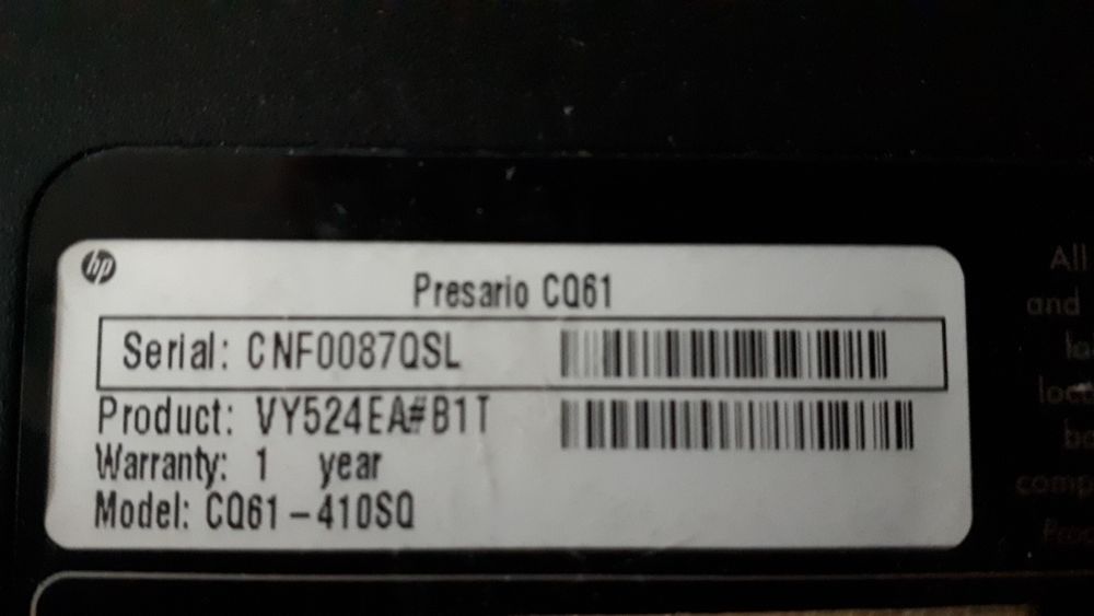 compaq presario cq 61  procesor mufa alimentare usb webcam balamale