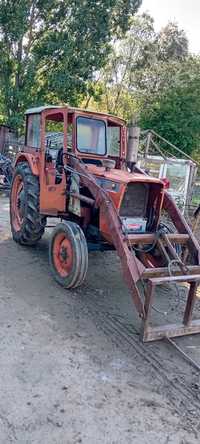 Tractor someca cu incarcator și furca