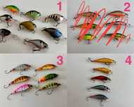 Vand 4 pachete voblere clean, pastrav - Smith, Duo, Rapala, Palm etc.
