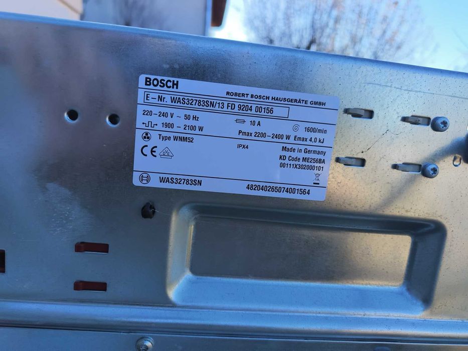 Bosch пералня WAS32783SN