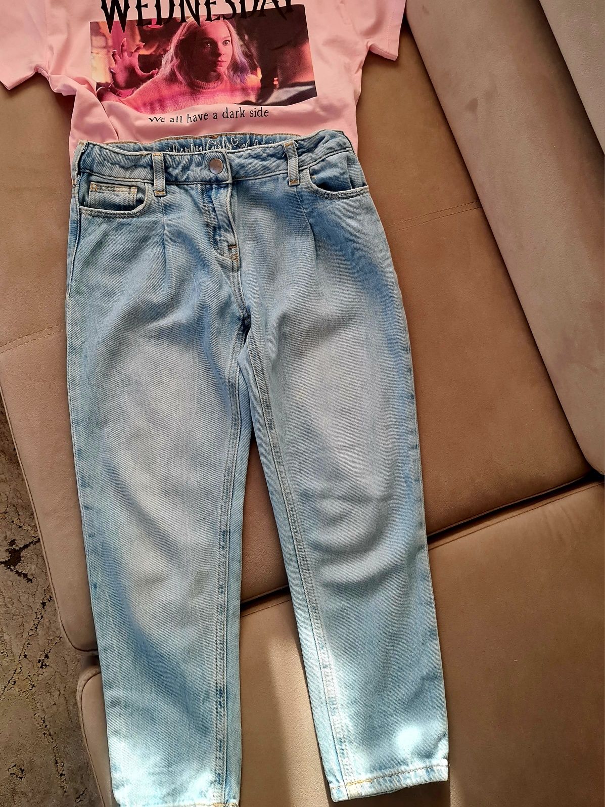 Pantaloni blugi, Zara fetite marimea 116cm-122