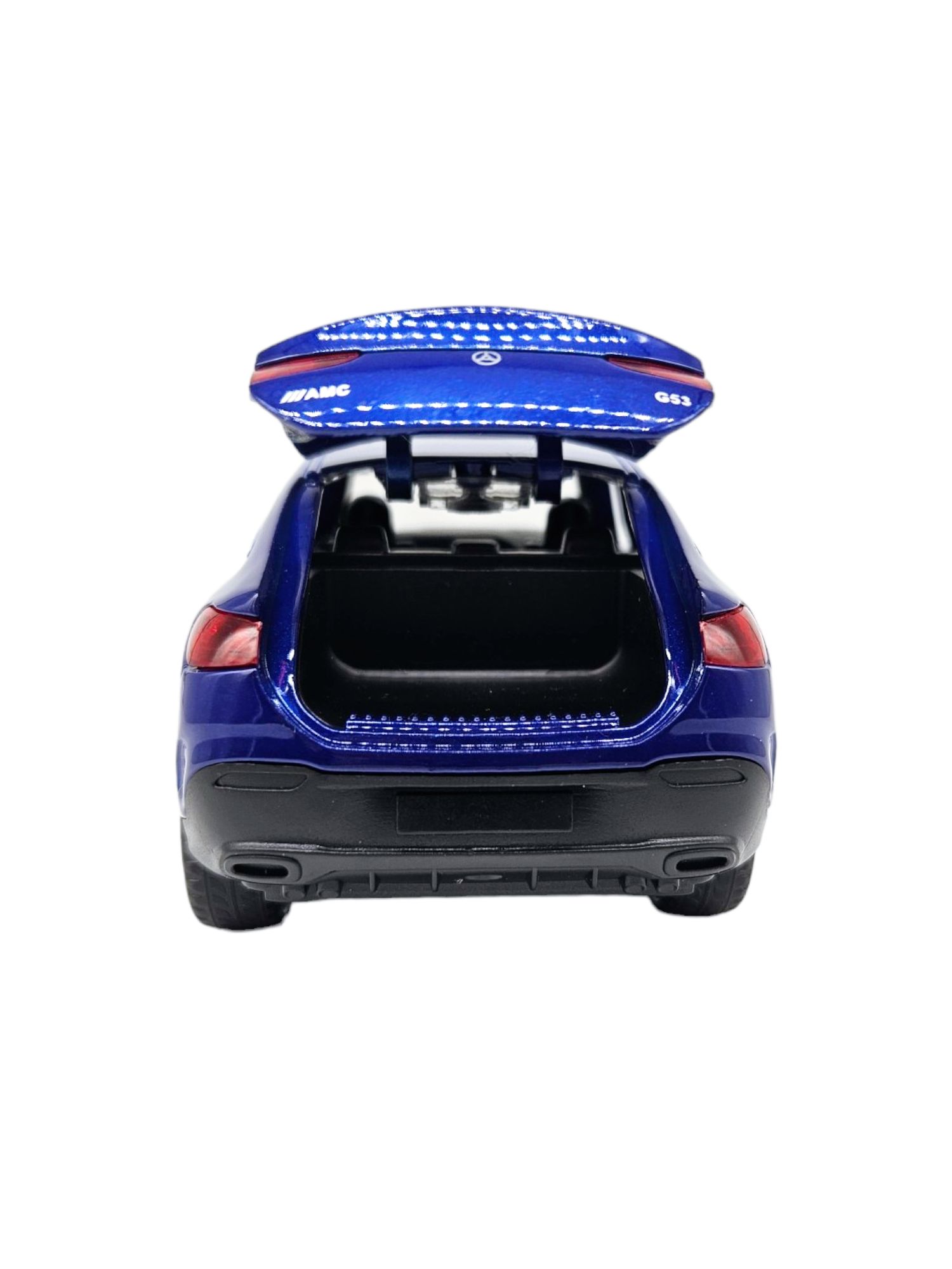 Masina metalica Mercedes GLE,sunete,lumini,usi mobile,16cm,Albastru