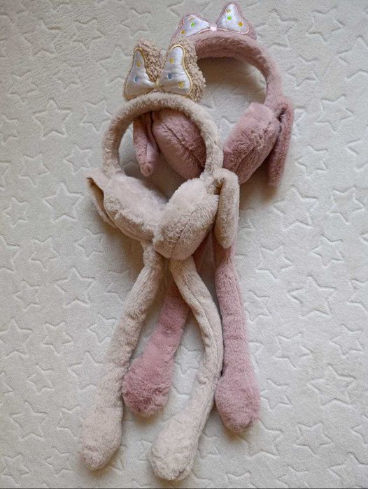 Новые теплые наушники для девочек