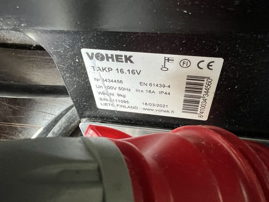Tablou distribuție curent VOHEK TAKP 16.16V – Finlanda