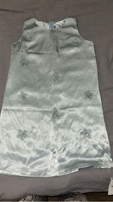 Платье бирюзовое, вечернее. Новое