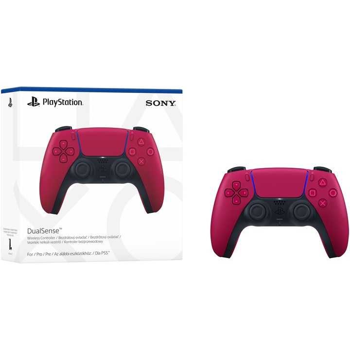 Controller Wireless PlayStation 5 (PS5) DualSense, Cosmic Red