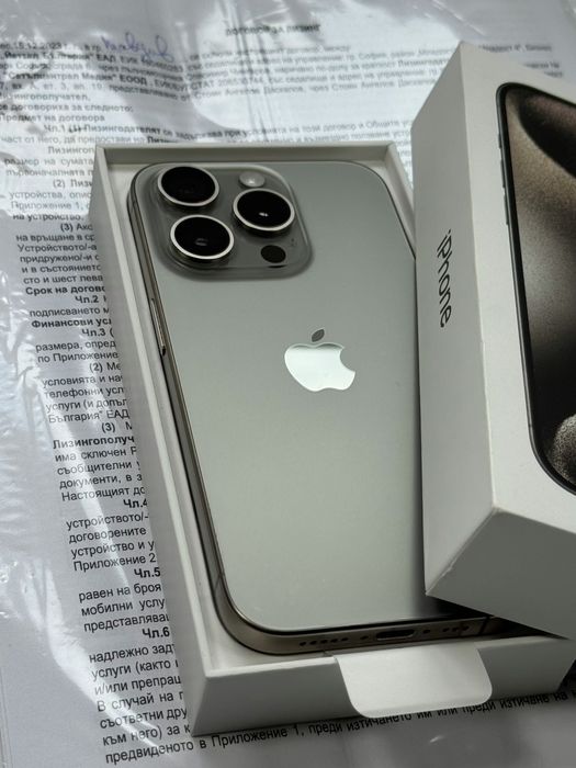 ГАРАНЦИЯ Apple iPhone 15 Pro 128GB 87%BH - Natural Titanium