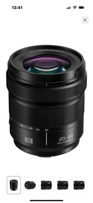 Объектив Panasonic Lumix S 20-60mm f/3.5-5.6