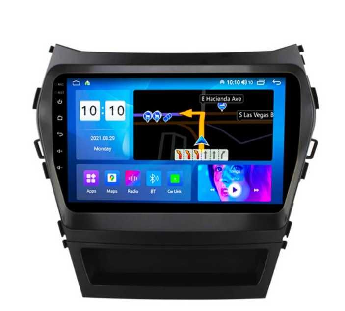 9-инчова мултимедия за HYUNDAI Santa Fe 3 (2013–2018) + подарък камера