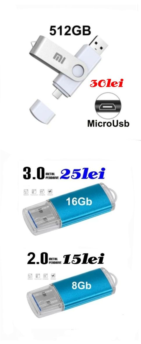 Stick USB. Bluetooth. Ram DDR2/4 desktop. Placa video. Buton power pc.