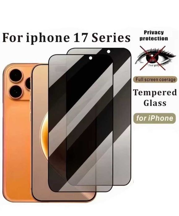 Folie Sticla Privacy Full iPhone 17 Air / 17 Pro Max / 14 Plus 16 Plus