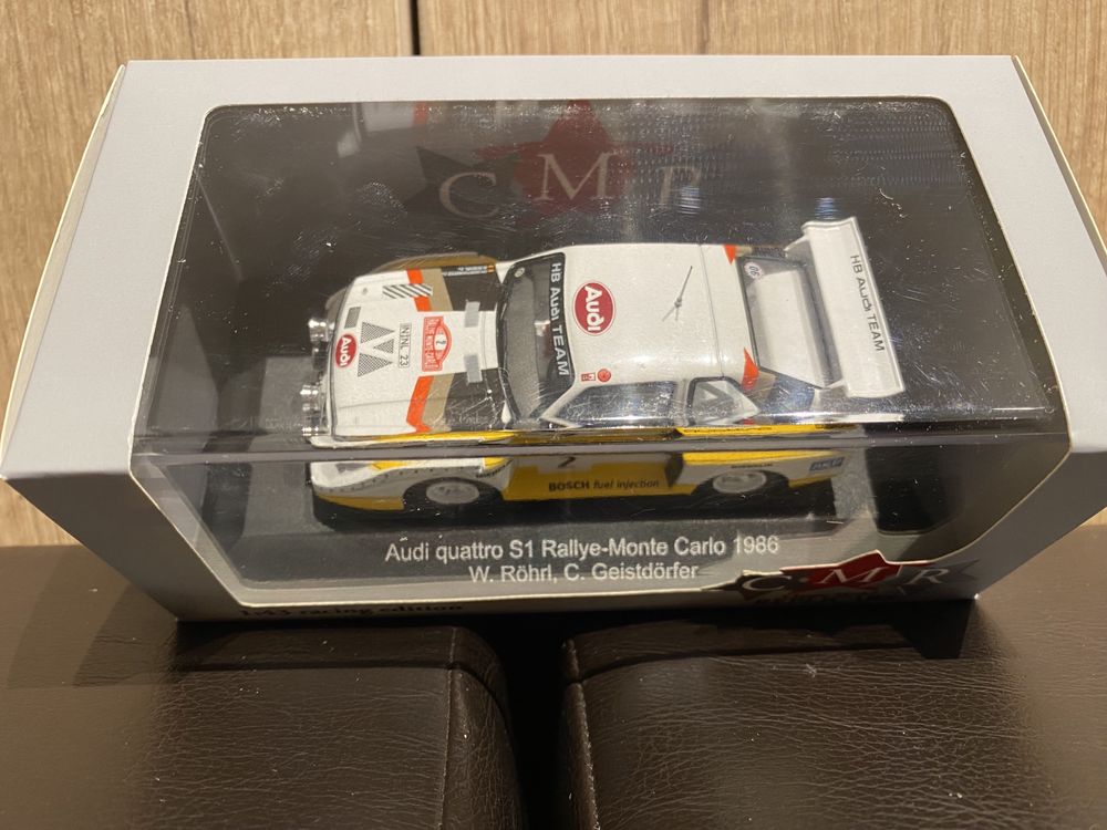 CMR AUDI QUATTRO S1 Rally Monte Carlo 1986 machetă auto scara 1:43