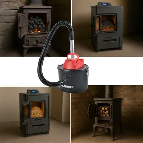 Прахосмукачка за пепел KAMINER – 10 L, 800W, с функция за обдухване