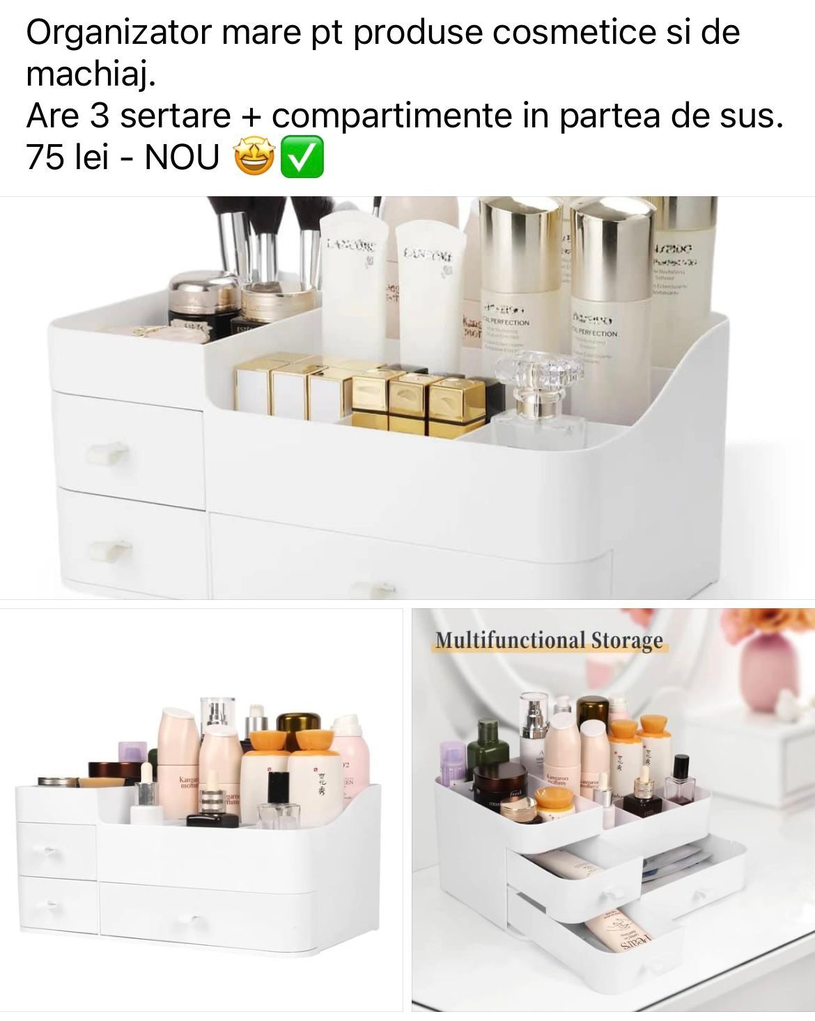 Organizator mare pentru cosmetice