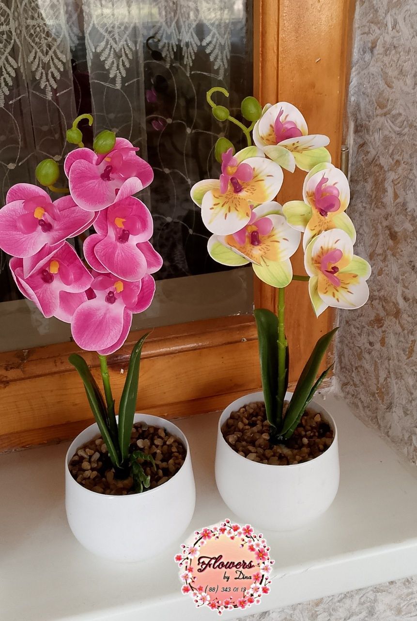 Mini orxideya 55 ming. Suniy gullar. Toshkent