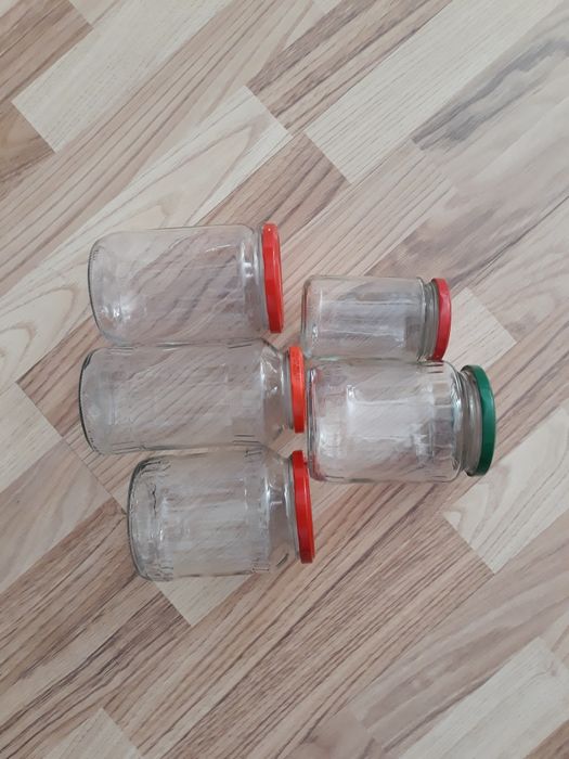 Borcane sticlă cu capac
