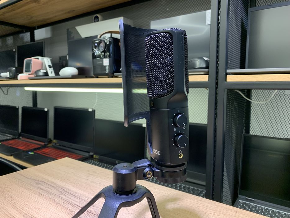 Микрофон Rode NT-USB, черный, штативы, 1131/А10