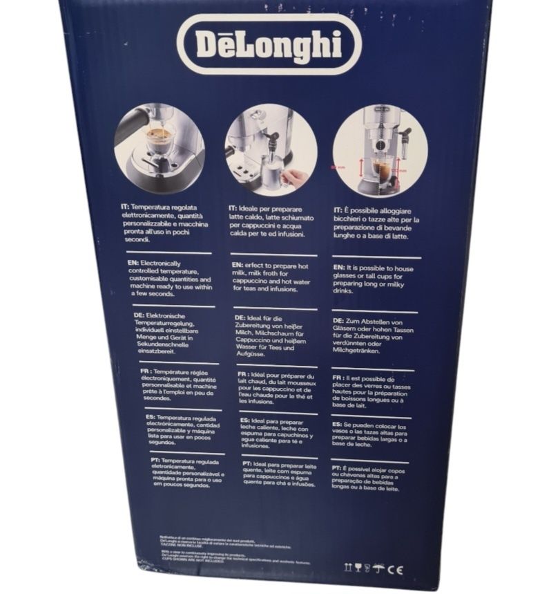 Espressor manual De’Longhi Dedica, rosu, nou