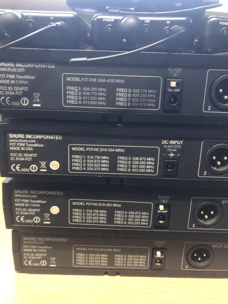 Shure psm 200 in ear monitor si behringer P1