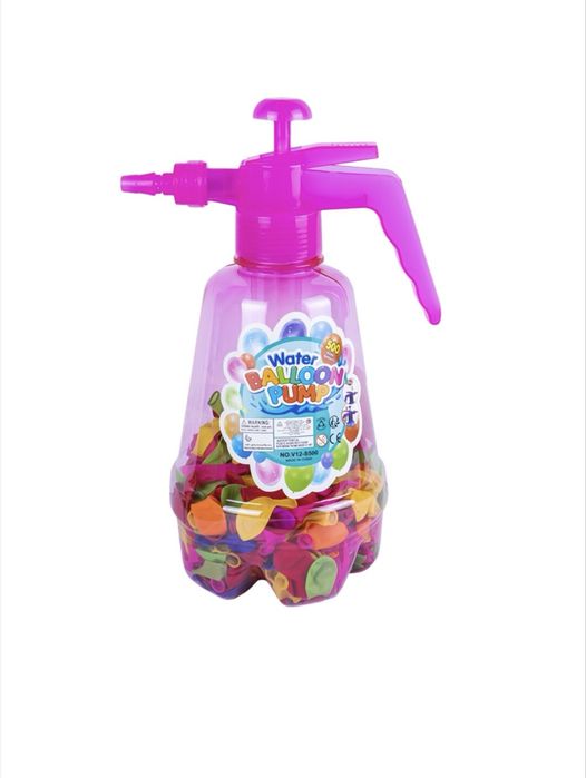 Balon cu pompa de apa, 100 de baloane