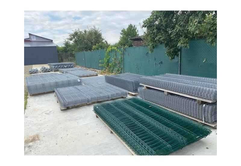 plasa/ panou bordurat /TEAVA/ STALP 3.5-4.9MM/Zincat /Verde/Gri