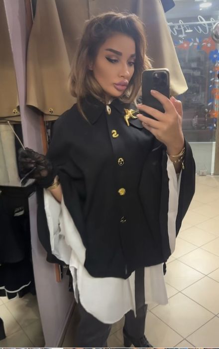 Schiaparelli луксозен тренч ,пончо /палто