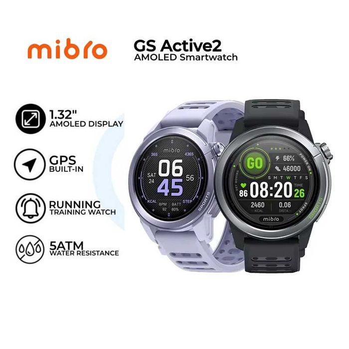 Mibro GS Active2 — спортивные смарт-часы с GPS. Есть доставка