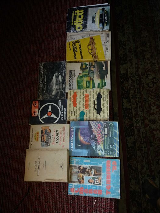 Carti automobilistice cu masini vintage retro dacia aro skoda lada etc