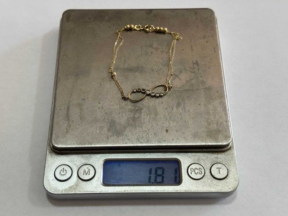 Златна гривна 14к, 1,81гр
