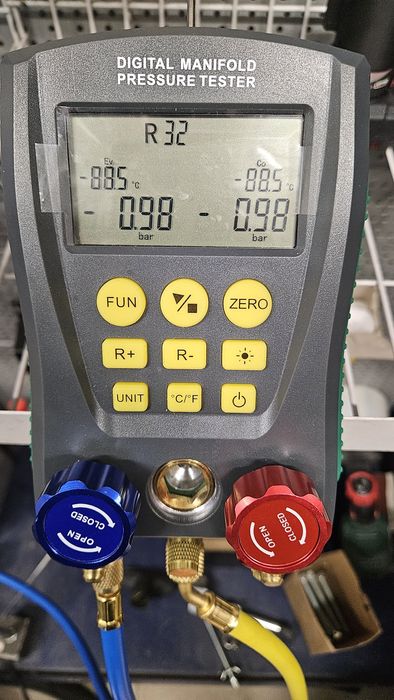 Manifold baterie manometru digital Aer conditionat