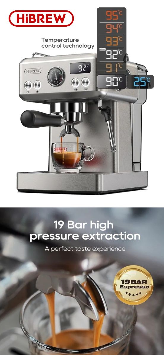 Pachete / setup-uri pentru espresso HiBREW H11 / H10A