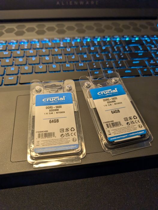 Memorie notebook Crucial DDR5 5600 128GB (2x64GB) CL46