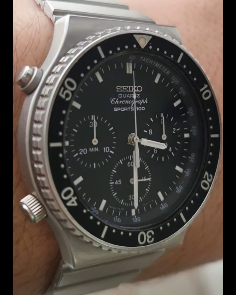 Vand Seiko Chronograph sport 100