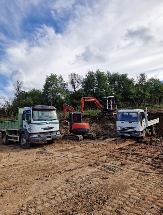 Prestări servicii Excavări demolari sapaturi excavator dumper bobcat