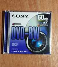 DVD диск для видеокамеры. Диск DVD-RW. Sony. Видеокамера.