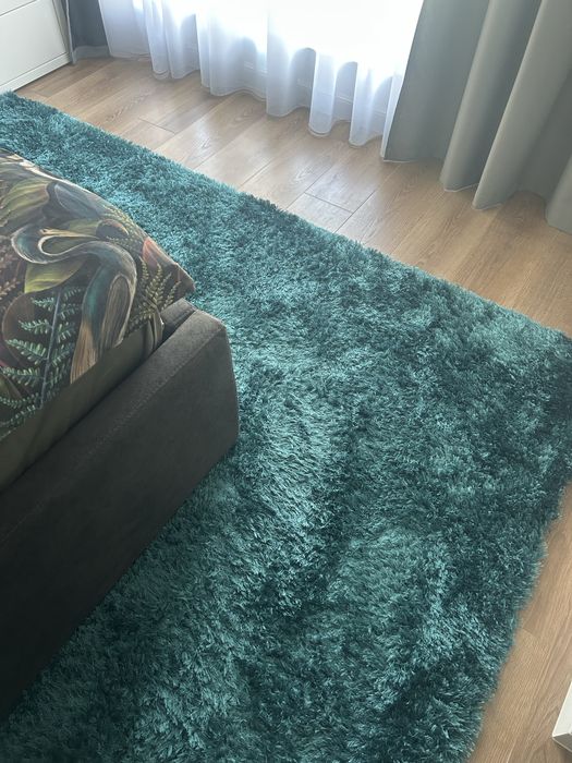 Килим тюркоаз с косъм