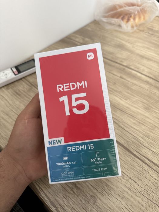 Redmi 15 karobkasiyam ochilmagan