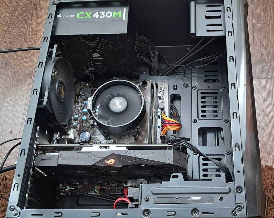 PC Gaming Ryzen 5 1600X/GTX 1050-4GB/16 GB DDR4/SSD+HDD/GTA5/CS GO,etc