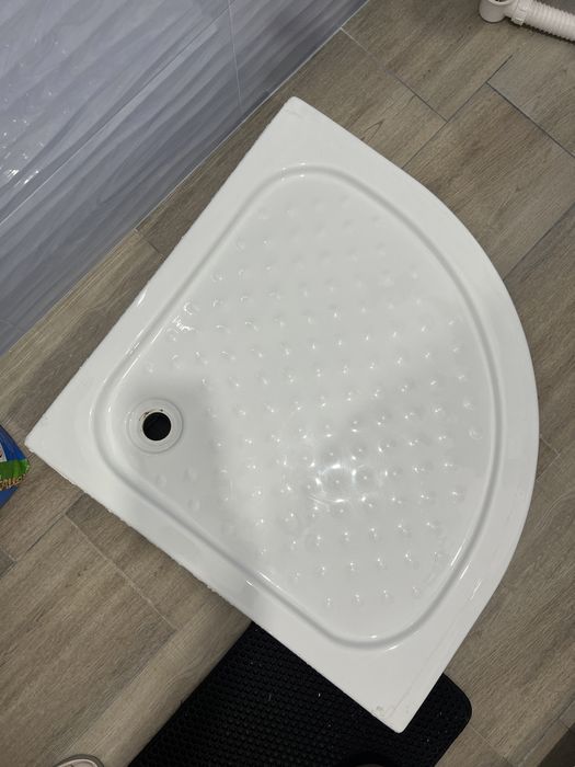 Cabina dus cu cadita si sifon 80x80 cm delta studio