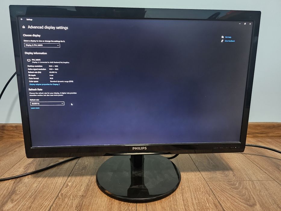 LCD монитор Philips 24 инча FullHD