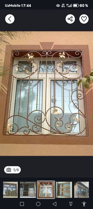 Кованные решётки и хайтек, адрес Куйлик 6 массив