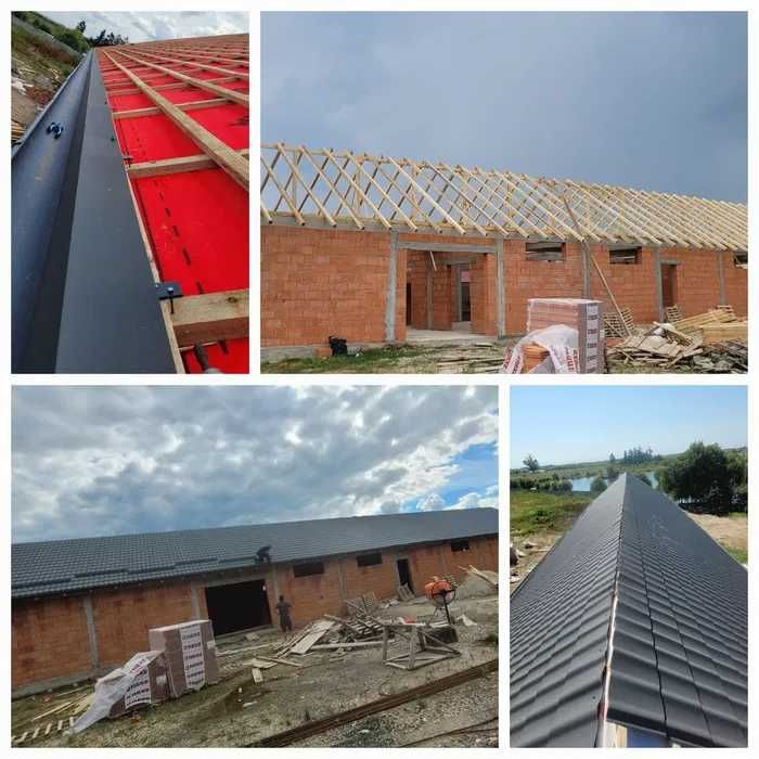 Acoperișuri la cheie: montaj, reparații, dulgherie, mansardări