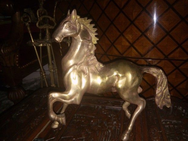 Superbă sculptura,cal din bronz masiv de dimensiuni impozante o piesa