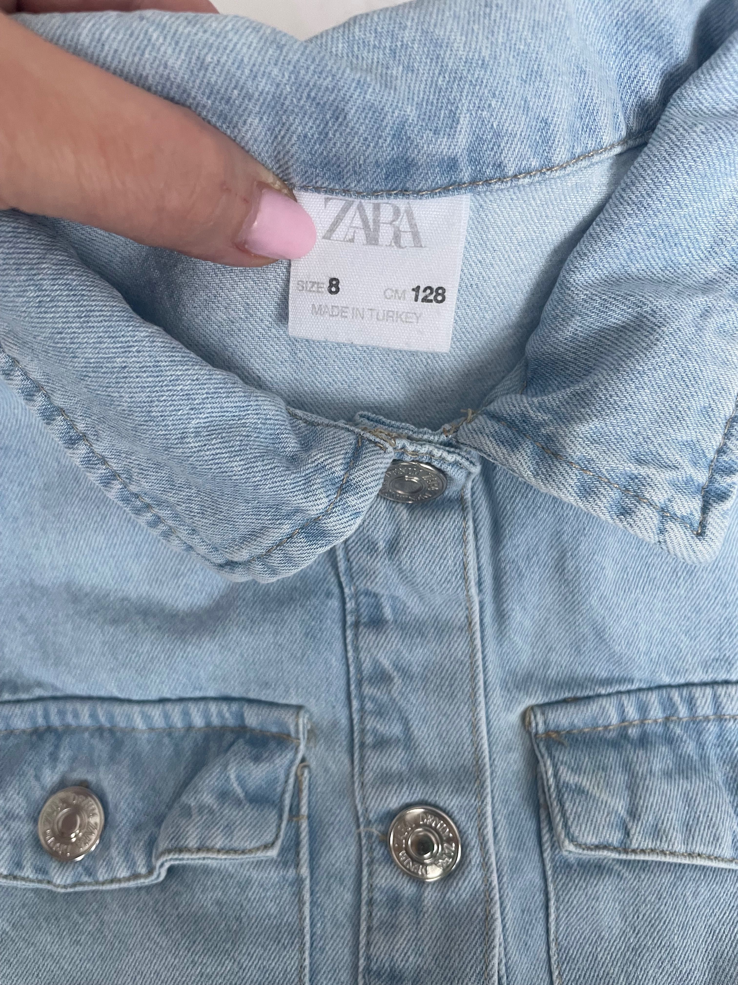 Рокля и дънки Zara 128 см/ 8 год.