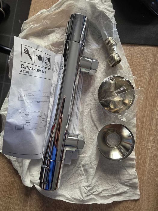 Baterie termostatică de duș Ideal Standard Ceratherm T25