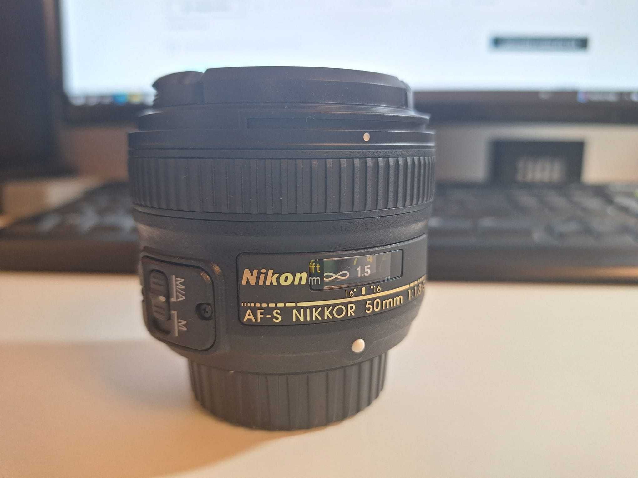 Obiectiv Nikon 50 mm 1.8 G Nou